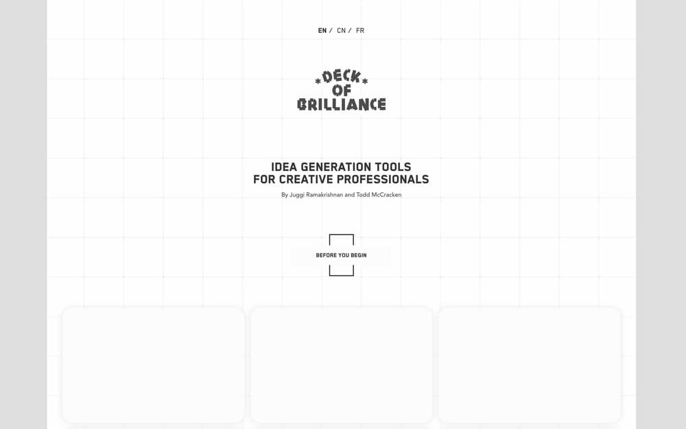 Deck of Brilliance screenshot