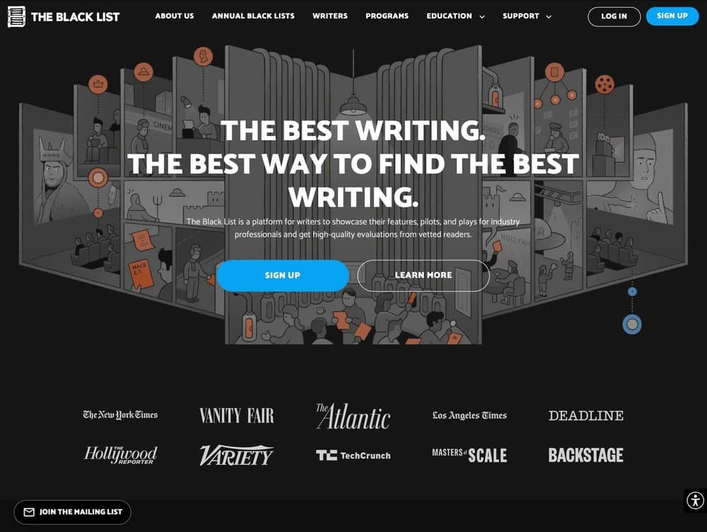 The Black List screenshot